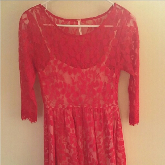 Free People Red Dress - Picture 2 of 4